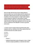 WGU C207 DATA DRIVEN DECISION MAKING OA FINAL &NewLine;EXAM PREP PRACTICE QUESTIONS&comma; ANSWERS & IN&NewLine;DEPTH RATIONALES &lpar;2026-2027 ULTIMATE TEST BANK&rpar; 