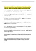 CDW 110v Caboodle Data Model Fundamentals Exam &lpar;Latest Update&NewLine;2026&vert;2027&rpar; With Correct Detailed Answers &vert; Verified &lpar;100&percnt; Pass&rpar;