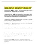 CDW110v Caboodle Data Model Fundamentals Exam &lpar;Latest Update&NewLine;2026&vert;2027&rpar; With Correct Detailed Answers &vert; Verified &lpar;100&percnt; Pass&rpar;