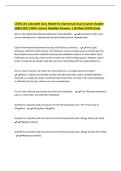 CDW110v Caboodle Data Model Fundamentals Exam &lpar;Latest Update&NewLine;2026&vert;2027&rpar; With Correct Detailed Answers &vert; Verified &lpar;100&percnt; Pass&rpar;