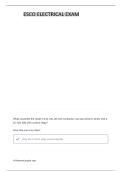 ESCO ELECTRICAL CERTIFICATION QUESTIONS & CORRECT ANSWERS 