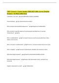 CISSP- Domain 1 &lpar;Latest Update 2026&vert;2027&rpar; With Correct Detailed&NewLine;Answers &vert; Verified &lpar;100&percnt; Pass&rpar;