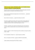 CTCD Test &lpar;Latest Update 2026&vert;2027&rpar; With Correct Detailed Answers&NewLine;&vert;Solutions &vert;Already A&plus; Graded &lpar;100&percnt; Pass&rpar;