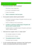 NURS 3366 Exam 1 Exam Prep 2026&sol;2027 &vert; Questions & Correct Answers &vert; Latest Update &vert; Graded A&plus;