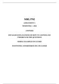 MRL3702 Assignment 1 Semester 2 2026 &lpar;Answers with detailed explanations&rpar;
