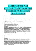 GA Structural Pest Control Commission Exam Questions and Answers 100&percnt; Accurate ACTUAL EXAM 2026&sol;2027 &vert; GSPCC Certification &vert; Verified Q&A &vert; Pass Guaranteed - A&plus; Graded&NewLine;&NewLine;