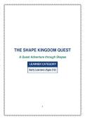 The Shape Kingdom Quest&colon; A Quest Adventure through Shapes &vert; Math Games &vert; Math Practice &vert; Math Worksheets &vert; Math Stories &vert; Math Activities