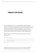 PRAXIS 5355 STUDY GUIDE QUESTIONS AND VERIFIED ANSWERS