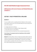 RN VATI Adult Medical-Surgical Assessment Exam &ndash; 200 Practice Questions with Correct Answers and Detailed Rationales