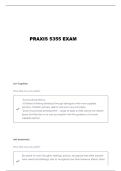 PRAXIS 5355 HUMAN DEV AND INDIVIDUALIZED LEARNING DIFFERENCES QUESTIONS AND VERIFIED ANSWERS