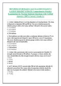BSN HESI 215 DOSAGE CALCULATION EXAM V1 &NewLine;LATEST 2026&sol;2027 UPDATE Comprehensive Practice &NewLine;Examination for Nursing Students Questions with Verified &NewLine;Answers &vert; 100&percnt; Correct &vert; Grade A&plus;