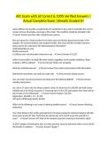 AFC Exam with all Correct & 100&percnt; Verified Answers &vert;Actual Complete Exam &vert;Already Graded A&plus;