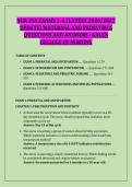 NUR 254 EXAMS 1&ndash;4 &lpar;LATEST 2026&sol;2027 &NewLine;UPDATE&rpar; MATERNAL AND PEDIATRICS &NewLine;QUESTIONS AND ANSWERS - GALEN &NewLine;COLLEGE OF NURSING