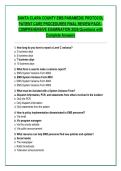 SANTA CLARA COUNTY EMS PARAMEDIC PROTOCOL &NewLine;PATIENT CARE PROCEDURES FINAL REVIEW PACK - &NewLine;COMPREHENSIVE EXAMINATION 2026 Questions with &NewLine;Complete Answers