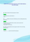 KINE-1301 Final Questions and Answers with Verified Solutions &vert;&NewLine;Latest 2026 Update
