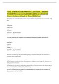 FACHE - ACHE BOG EXAM SAMPLE TEST QUESTIONS &lpar;Latest Update&NewLine;2026&vert;2027&rpar; With Correct Detailed Answers &vert;Solutions &vert;Already A&plus;&NewLine;Graded &lpar;100&percnt; Pass&rpar;