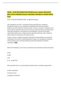 FACHE - ACHE BOG EXAM SAMPLE TEST QUESTIONS - GOVERNANCE&NewLine;AND BUSINESS &lpar;Latest Update 2026&vert;2027&rpar; With Correct Detailed&NewLine;Answers &vert;Solutions &vert;Already A&plus; Graded &lpar;100&percnt; Pass&rpar;