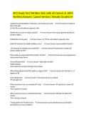 AFO Study Test &lpar;Written Sim&rpar; with all Correct & 100&percnt; Verified Answers &vert;Latest Version &vert;Already Graded A&plus;