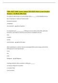 FINAL NATE EXAM &lpar;Latest Update 2026&vert;2027&rpar; With Correct Detailed&NewLine;Answers &vert; Verified &lpar;100&percnt; Pass&rpar;