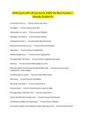 AMA Exam with all Correct & 100&percnt; Verified Answers &vert;Already Graded A&plus;