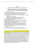 SUMMARY CMN 557 MODULE 2 PRIMARY STUDY GUIDE &ndash; EATING DISORDERS &vert; 2026 UPDATE &vert; WITH COMPLETE SOLUTIONS&period;