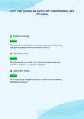 LCSW Exam Questions and Answers with Verified Solutions &vert; Latest&NewLine;2026 Update