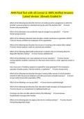 AMA Final Test with all Correct & 100&percnt; Verified Answers &vert;Latest Version &vert;Already Graded A&plus;