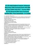 ATI PN Adult Medical-Surgical &lpar;Advanced Med-Surg&rpar; CMS Proctored Exam with NGN ACTUAL EXAM 2026&sol;2027 &vert; Version NGN &vert; ATI PN Advanced Med-Surg Proctored &vert; Verified Q&A &vert; Pass Guaranteed - A&plus; Graded&NewLine;&NewLine;
