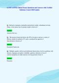 LCSW &lpar;ASWB Clinical Exam&rpar; Questions and Answers with Verified&NewLine;Solutions &vert; Latest 2026 Update&NewLine;