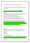 2026 ATI PN Pharmacology Proctored Exam &vert; Complete Practice Q&A Bank with Verified Answers & Detailed Rationales &lpar;Next Gen NCLEX Update&rpar;