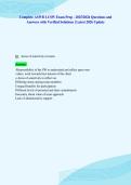Complete ASWB LCSW Exam Prep - 2025&sol;2026 Questions and&NewLine;Answers with Verified Solutions &vert; Latest 2026 Update
