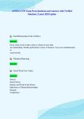 ASWB LCSW Exam Prep Questions and Answers with Verified&NewLine;Solutions &vert; Latest 2026 Update