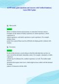 LCSW study guide Questions and Answers with Verified Solutions &vert;&NewLine;Latest 2026 Update
