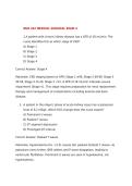 NUR 242 Medical Surgical  1 Exams 1&comma;2&comma;3 and 4 Bundle with complete Solutions 