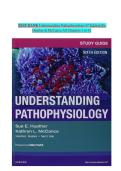 Test Bank For Understanding Pathophysiology 6th Edition by Sue E&period; Huether &lpar;All Chapters 1 to 42&rpar;