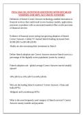 FINA 5343 CH&period; 19 FINTECH QUESTIONS WITH DETAILED VERIFIED AND 100&percnt; ACCURATE ANSWERS