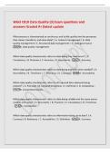 WGU C810 Data Quality &lpar;3&rpar; Exam questions and&NewLine;answers Graded A&plus;&vert;latest update&NewLine;What process is characterized as continuous and builds quality into the processes&NewLine;that create&comma; transform&comma; and store data&quest; &vert; A&period; Content management &vert; B&period; Data&NewLine;quality management