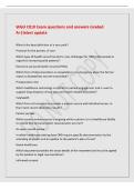 WGU C810 Exam questions and answers Graded&NewLine;A&plus;&vert;latest update&NewLine;What is the best definition of a care path&quest;&NewLine;Protocol for the process of care&NewLine;Which type of health record has led to new challenges for HIM professionals in&NewLine;regard to interacting with patient