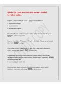 WGU-c790 Exam questions and answers Graded&NewLine;A&plus;&vert;latest update&NewLine;Staggers & Nelson Life Cycle - order -1&period;Analysis&sol;Planning&NewLine;2&period; Development&sol;Design&NewLine;3&period; Implementation&NewLine;4&period; Maintenance&sol;Support&NewLine;What describes the maintenance phase of the system development life 