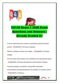 CS 136 Exam 1 Questions and Answers &vert; 70&plus; Practice Questions &vert; Software Quality&comma; McCall's Quality Model&comma; Software Testing & Software Engineering