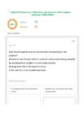 Asphalt Paving Level 1 Questions and Answers with Complete Solutions UPDATED&excl;&excl;&excl;&period;