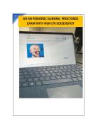 ATI RN Pediatric 2026 Questions and Answers &vert; Complete Review Guide &vert; &NewLine;Proctored Exam 
