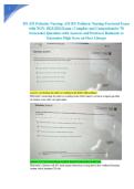 ATI RN Pediatric Proctored Exam 2026 &vert; Questions and Answers &vert; Complete &NewLine;Practice Guide