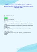 LMSW Review Exam I&colon; Direct & Indirect Social Work Practice&NewLine;Questions with Correct Answers and Answers with Verified Solutions &vert;&NewLine;Latest 2026 Update
