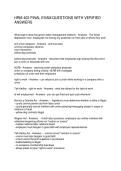 HRM 402 FINAL EXAM QUESTIONS WITH VERIFIED ANSWERS