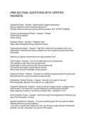 HRM 402 FINAL QUESTIONS WITH VERIFIED ANSWERS