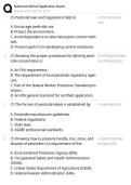 NATIONAL AERIAL APPLICATOR EXAM NEWEST 2026 ACTUAL EXAM COMPLETE QUESTIONS AND CORRECT DETAILED ANSWERS &lpar;VERIFIED ANSWERS&rpar; &vert;ALREADY GRADED A&plus;&vert;&vert;BRAND NEW&excl;&excl;