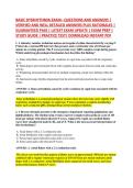 BASIC DYSRHYTHMIA EXAM&ndash; QUESTIONS AND ANSWERS &vert; &NewLine;VERIFIED AND WELL DETAILED ANSWERS PLUS RATIONALES &vert; &NewLine;GUARANTEED PASS &vert; LATEST EXAM UPDATE &vert; EXAM PREP &vert; &NewLine;STUDY GUIDE &vert; PRACTICE TEST&vert; DOWNLOAD INSTANT PDF 