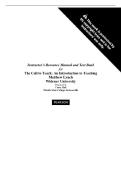 Solution Manual and Test Bank for The Call to Teach&colon; An Introduction to Teaching 1st Edition by Matthew Lynch