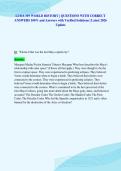 LUOA M9 WORLD HISTORY &vert; QUESTIONS WITH CORRECT&NewLine;ANSWERS 100&percnt; and Answers with Verified Solutions &vert; Latest 2026&NewLine;Update